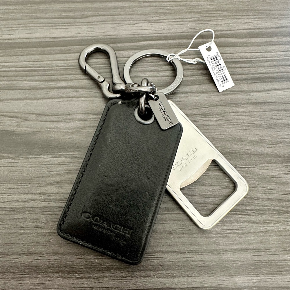 Coach Leather Bottle Opener